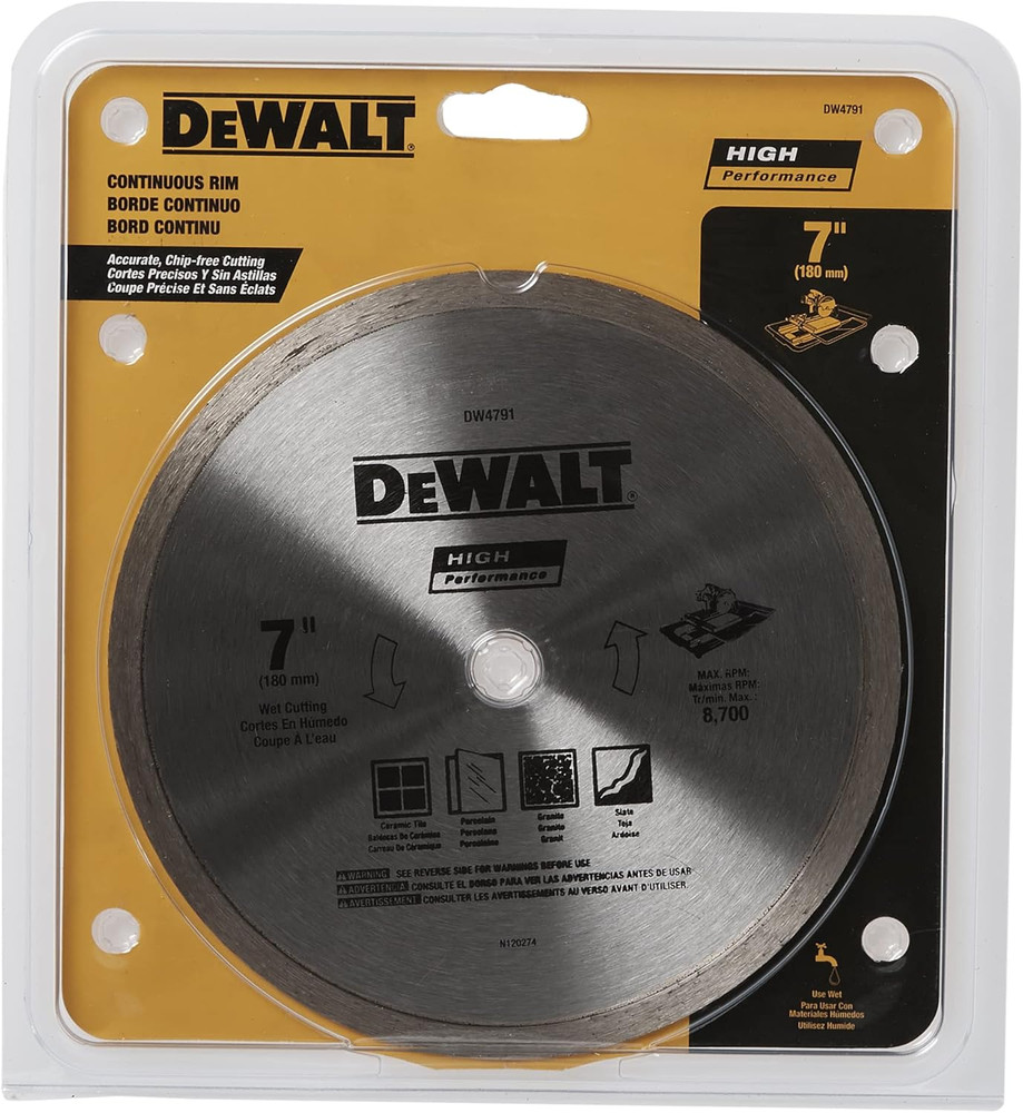 DW4791 7-Inch Tile Blade