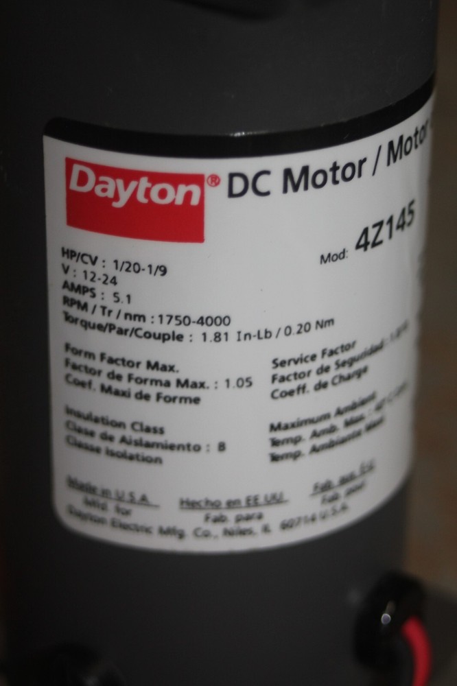 Dayton Mohawk Motor 4Z145 5947634