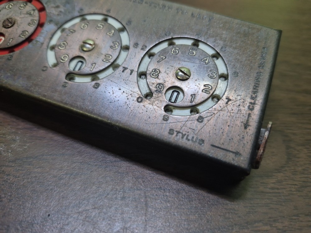 Vintage Addometer Read