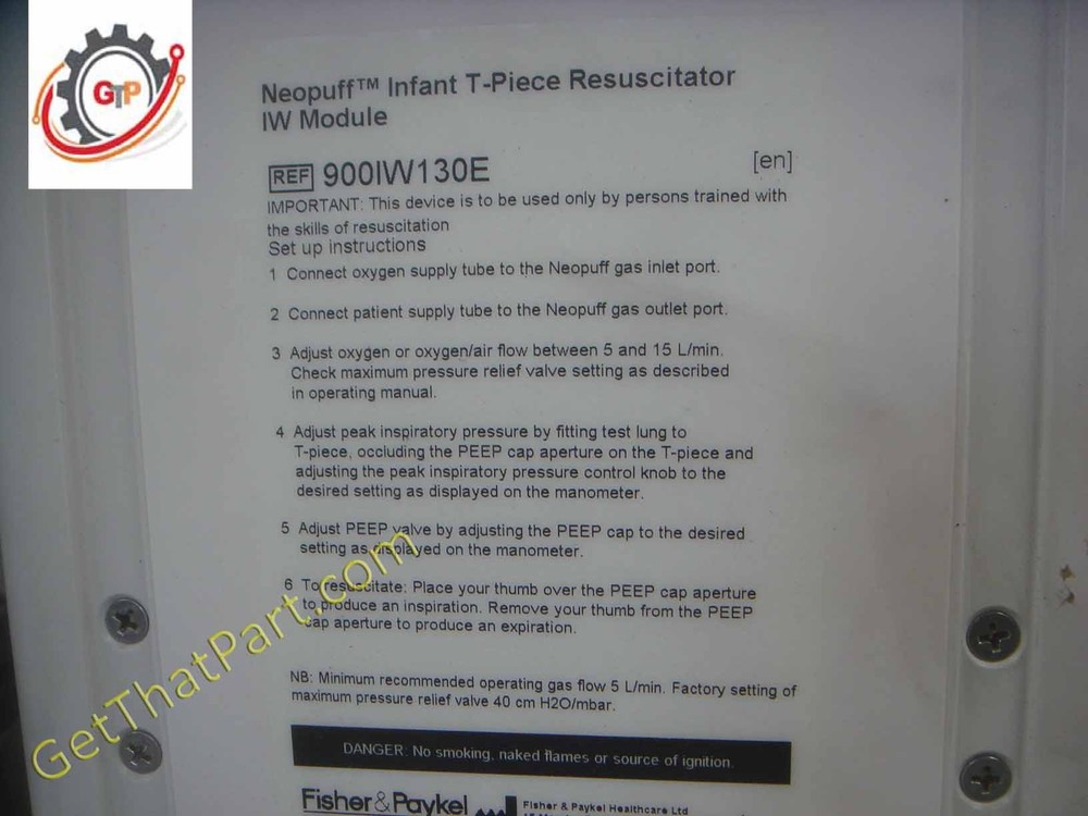 Fisher Paykel CosyCot Infant Warmer Control Box Actuator Cable Tested