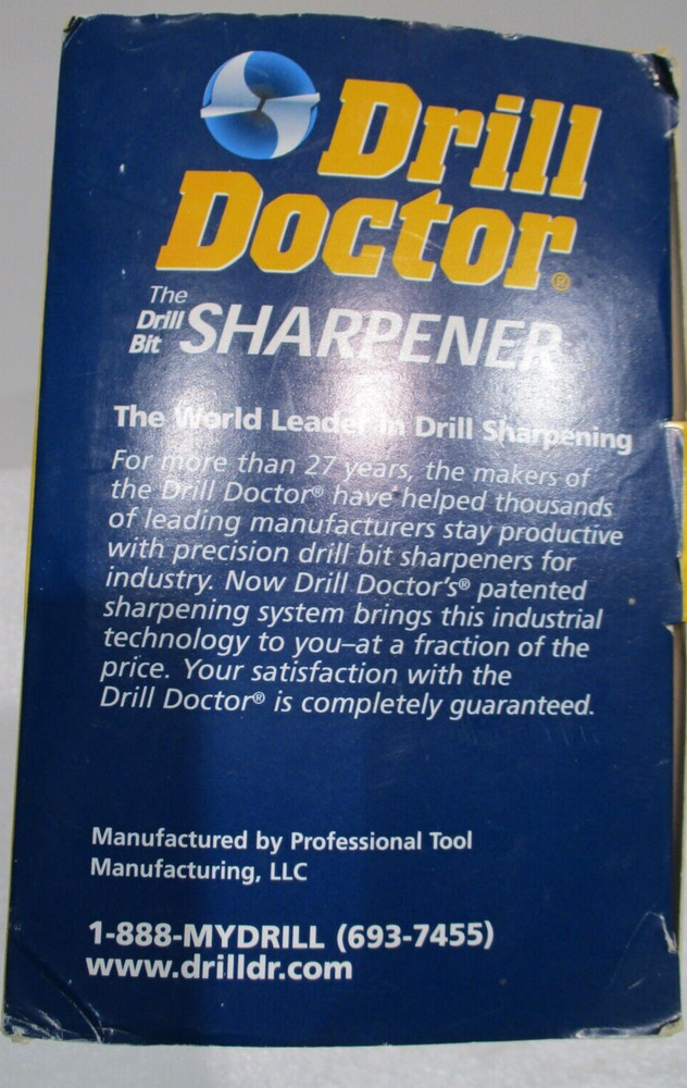 Drill Doctor 100 Drill Bit Sharpener Tool Equipment