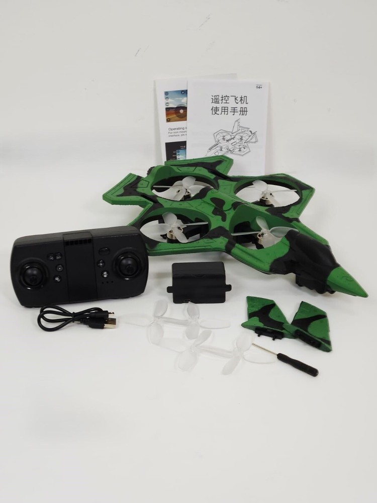 Fighter Quadcopter Jet Drone HD Camera Brushless Motor FPV Flight