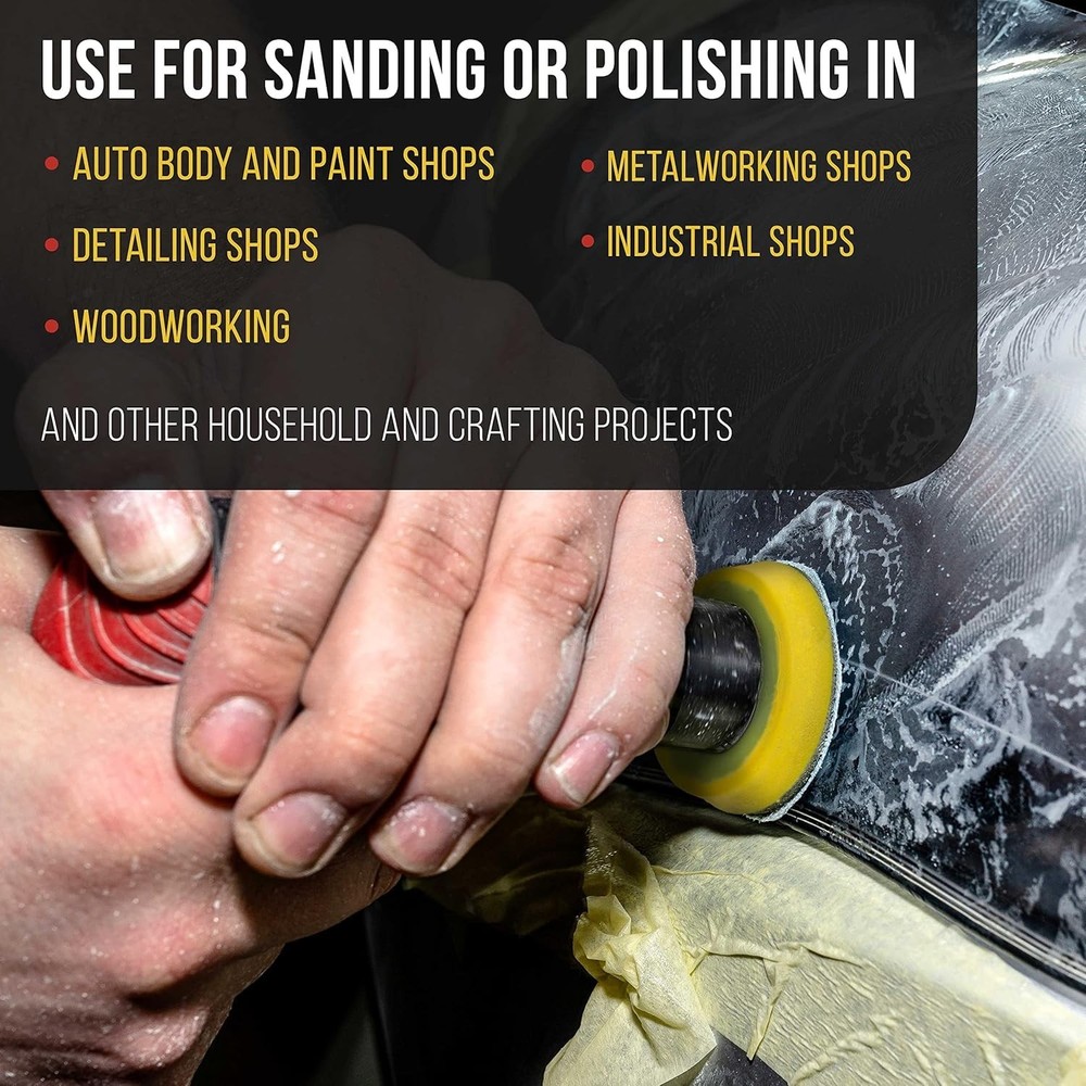 Coarse Grit 2" Backing Plate Pads - Durable & Efficient Sander Solution, 2 Pack