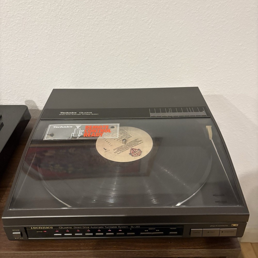 Technics SL-J33 Quartz Direct Drive Automatic Turntable Tested Working