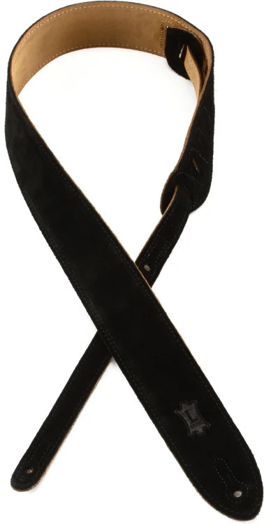 Levy's MS12 Suede Guitar Strap - Black