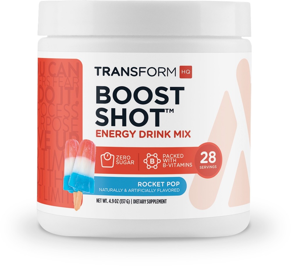 TransformHQ Boost Shot (Rocket Pop) 28 Servings- Powder Supplement