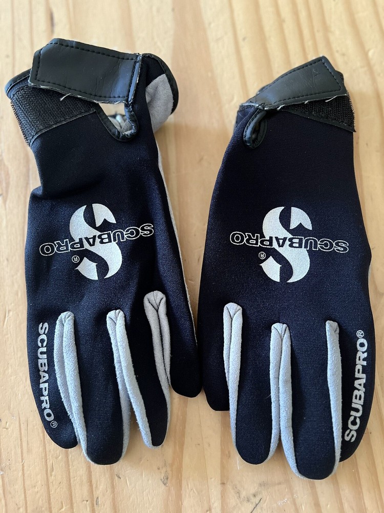 scubapro dive gloves Small Black & Gray