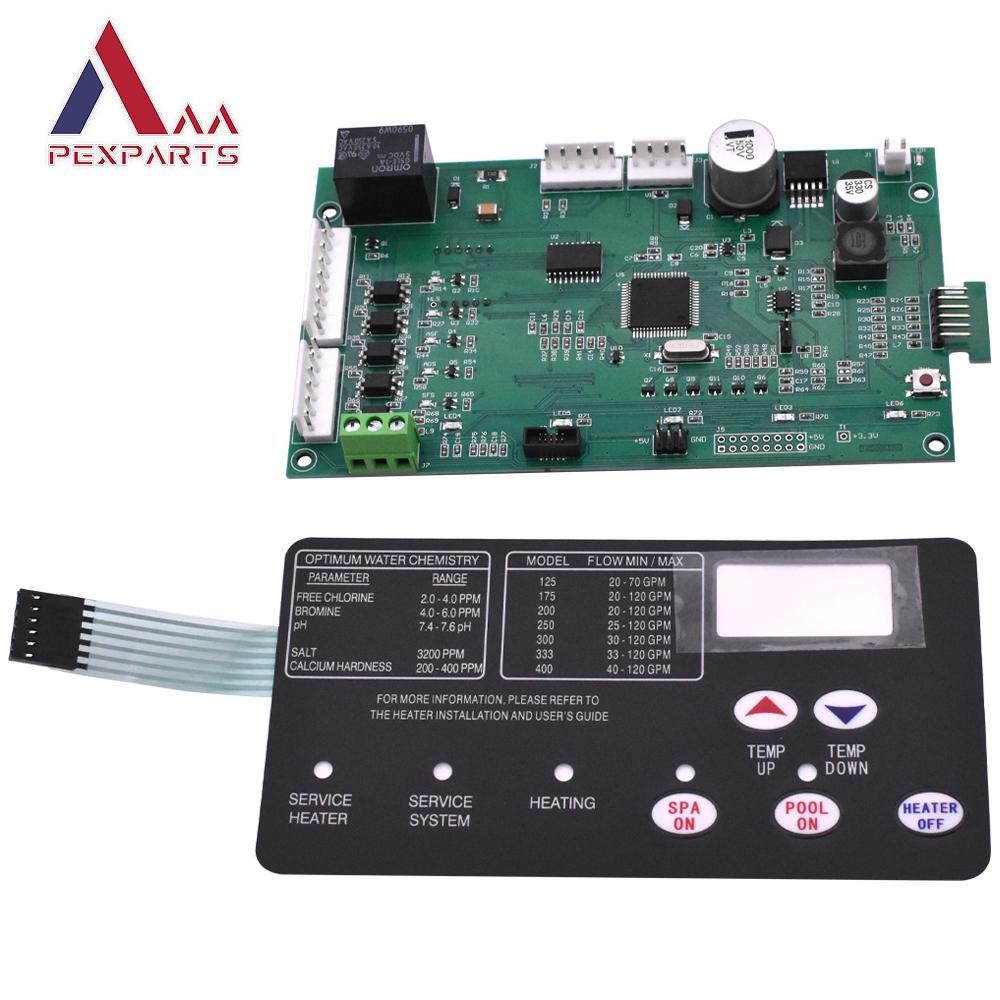 42002-0007S Control Board 472610Z Pad for Pentair MasterTemp Max-E-Therm Heaters