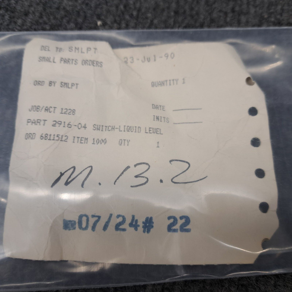 Norgren 2916-04 Switch Liquid Level