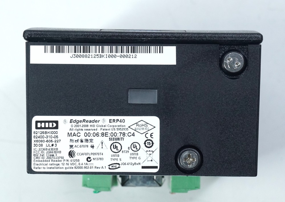 HID 82125BK1000 EdgeReader ERP40 Controller & Reader