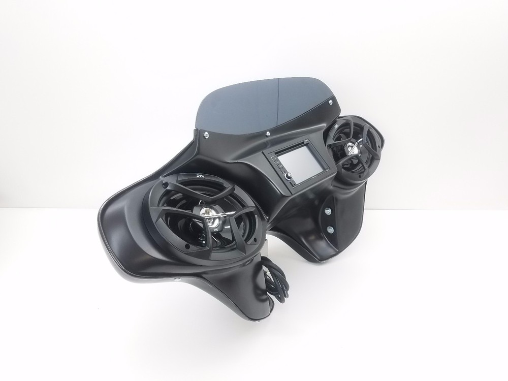 Double Din Fairing 6x9 Stereo complete Setup Harley Davidson Softail