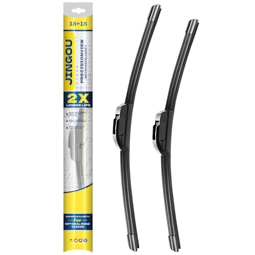 18''+18'' Front Windshield Wiper Blades Compatible with 2000-2011 Ford Ranger