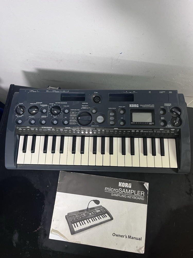 KORG MS1 microSAMPLER SAMPLING KEYBOARD WITH MANUAL Free Shipping