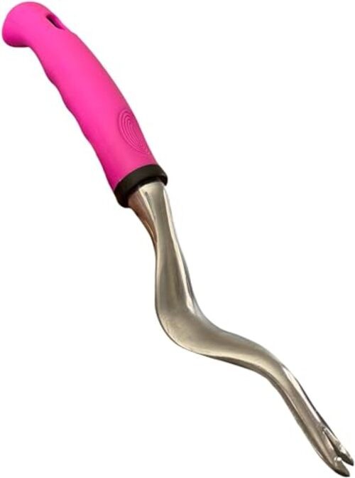 Garden Guru Hand Weeder Tool with Ergonomic Handle - Weed Puller 1 Pack Pink