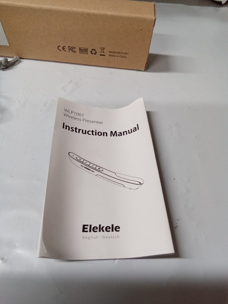 ELEKETE WIRELESS PRESENTER WITH LEASER POINTER PRESENTATION CLICKER,330FT