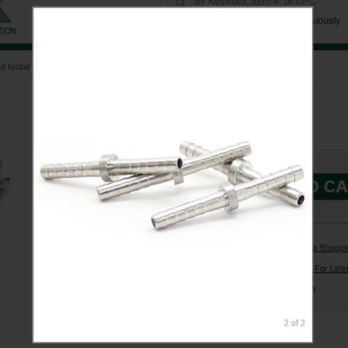 1/8 BARB SPLICER SS # 9107