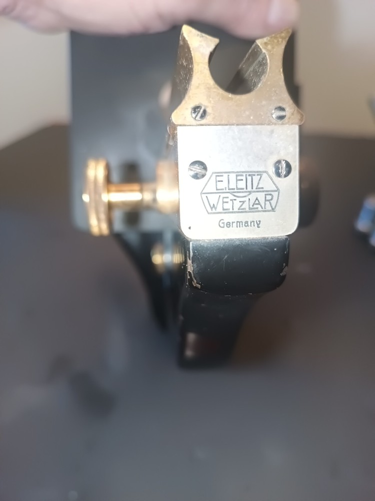 E. Leitz Wetzler Microscope Base for Parts