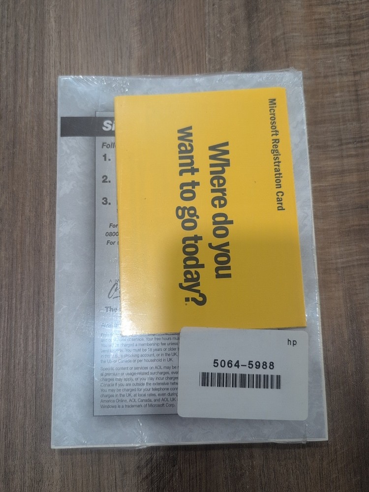 Vintage Microsoft Windows 98 Getting Started Manual - HP