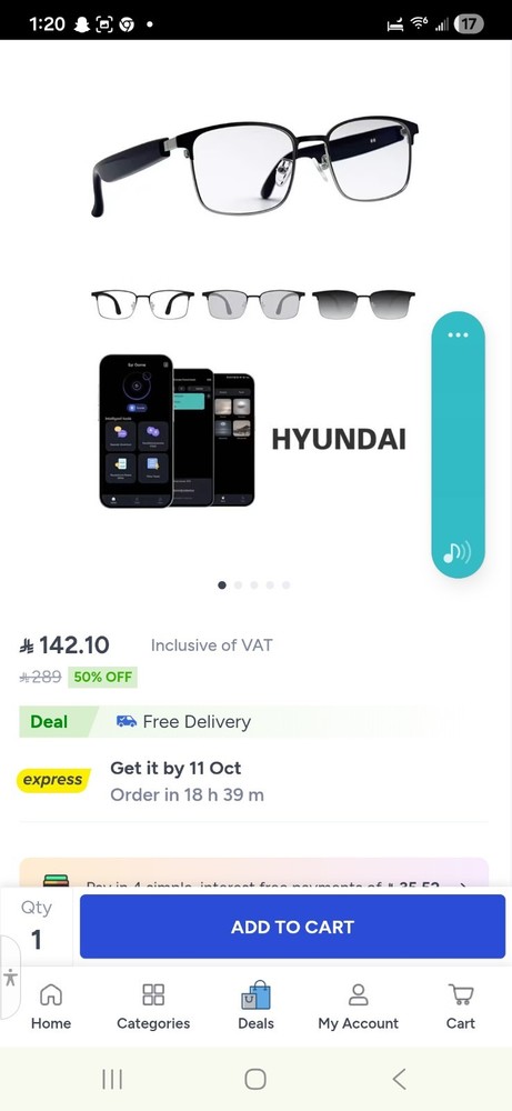 Hyundai smart glasses