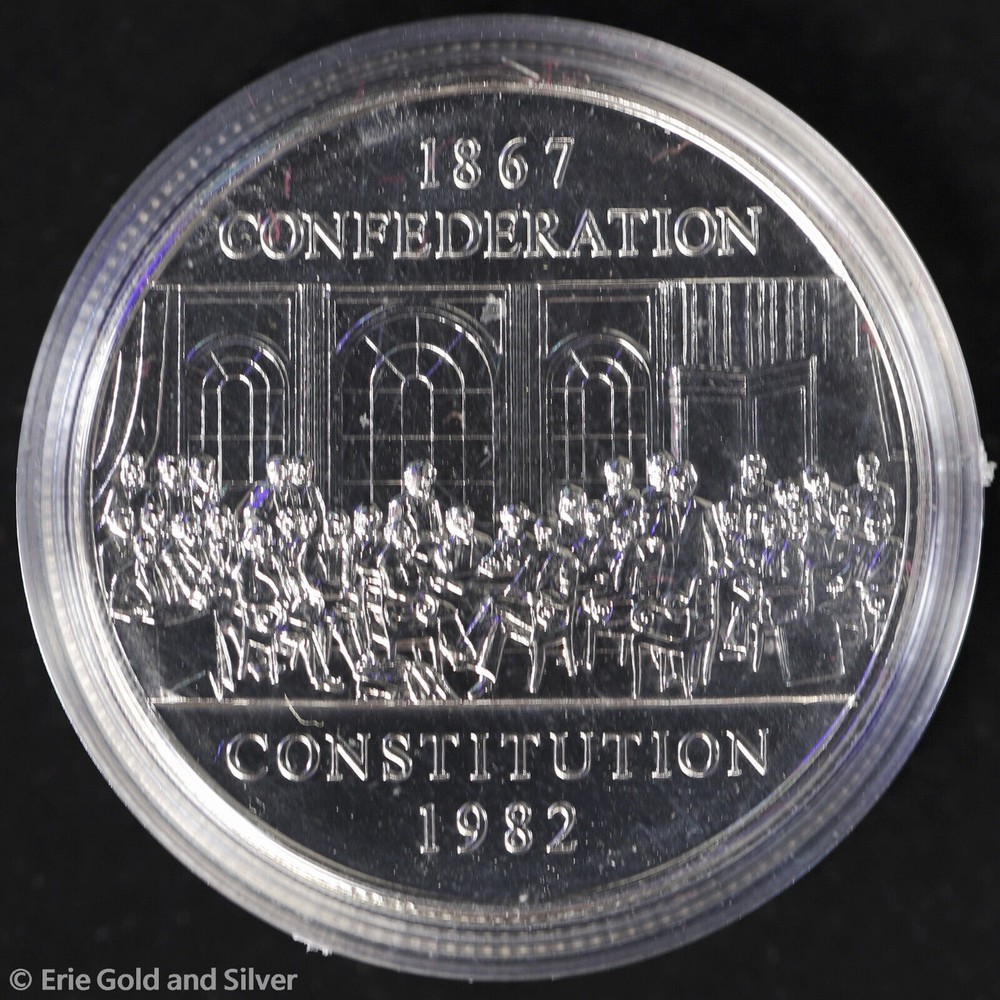 1982 $1 Canada Constitution Commemorative Dollar w/ Box