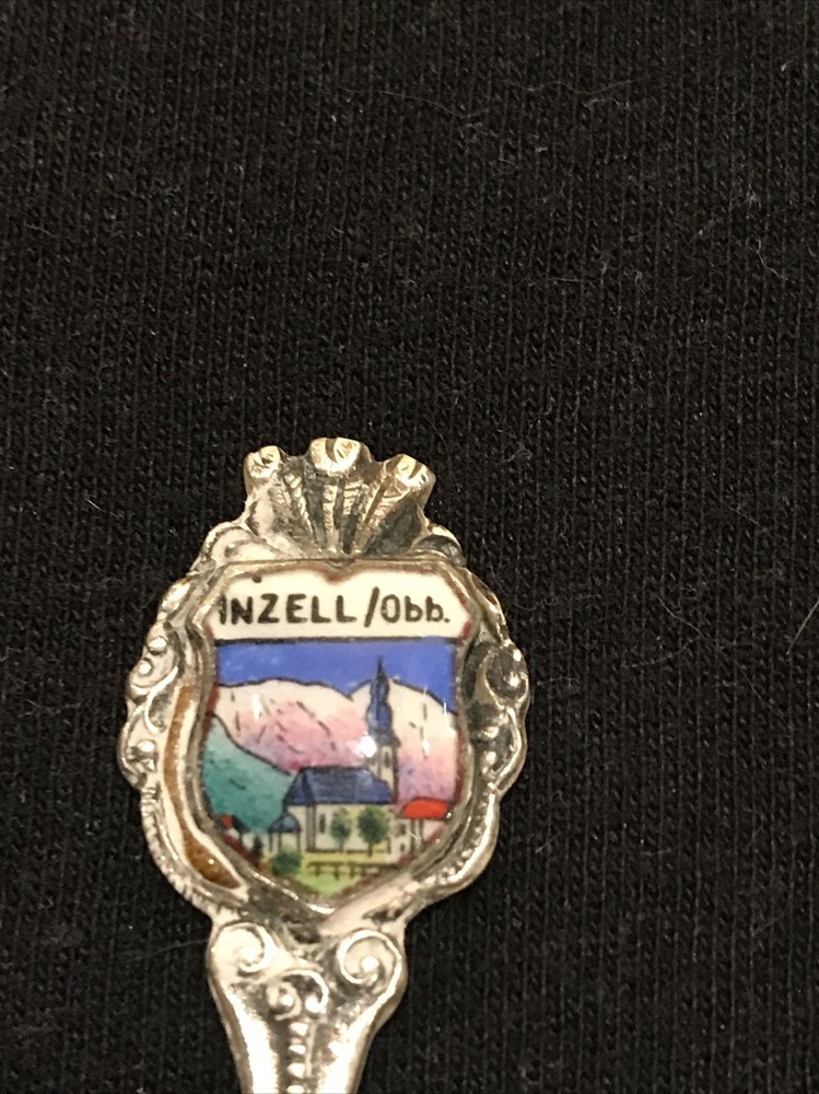 800 Silver Souvenir Spoon “Inzell/obb”