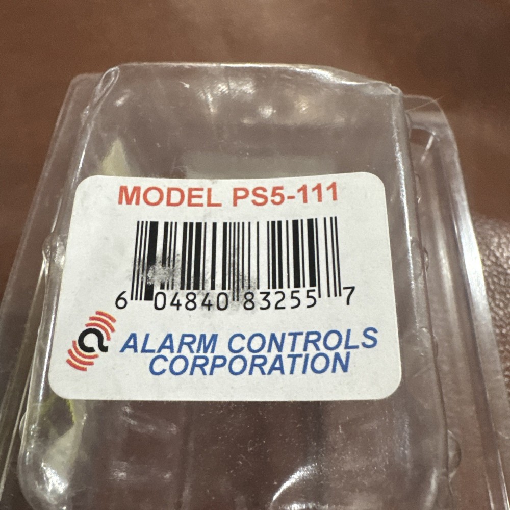 Alarm Controls Push to Exit Single Gang Pneumatic Time Delay Switch PS5-111