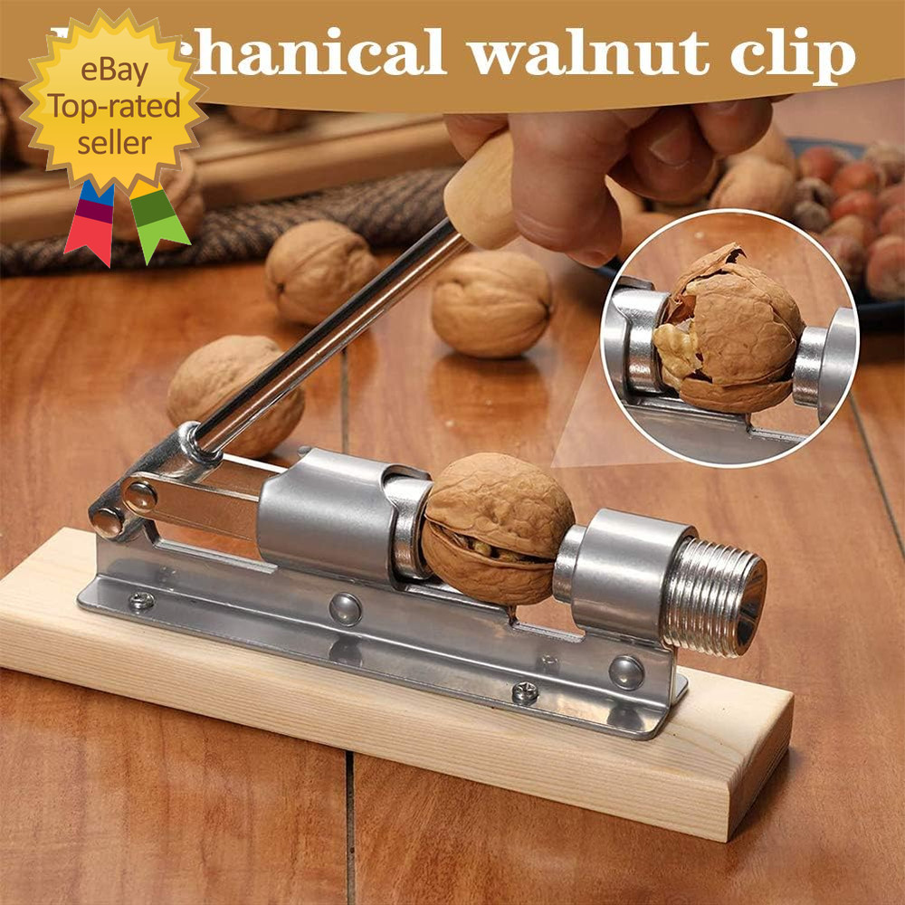 Nutcracker Heavy Duty Pecan Walnut Cracker Plier Opener Tool for Easy Cracking