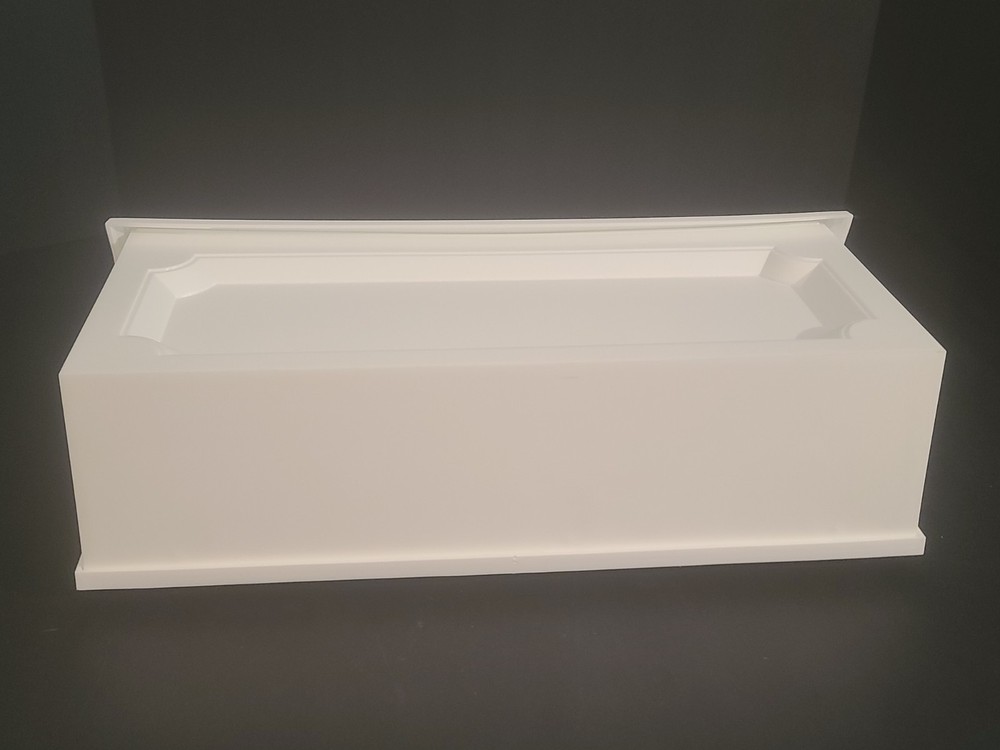 Architectural Mailboxes Windsor White, Small, Plastic, Wall Mount Mailbox