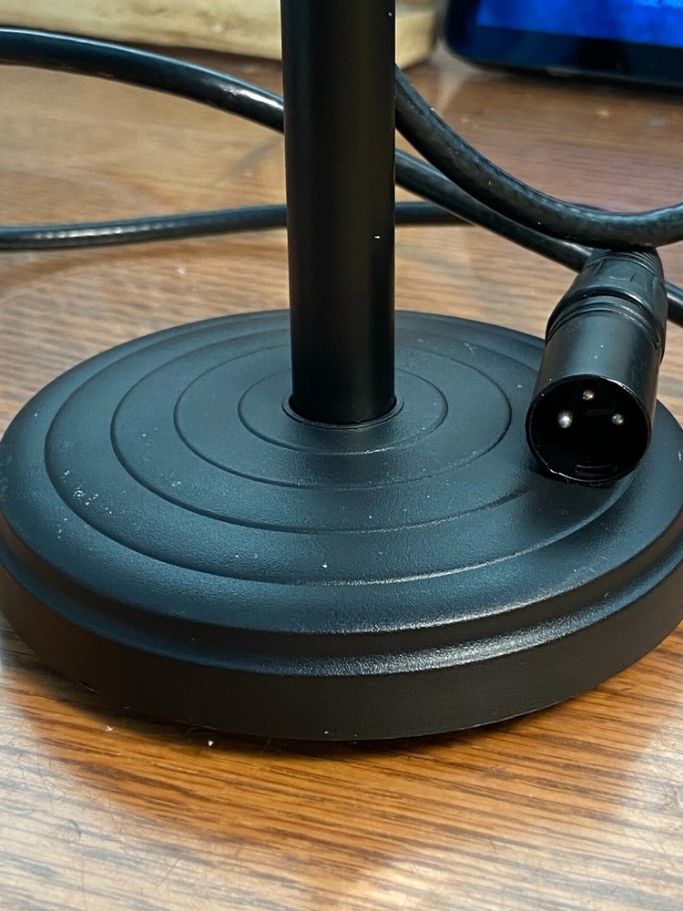 Vintage 1940's TURNER 211 Dynamic Microphone-working with stand & cable