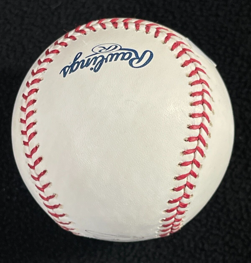 Edwar Ramirez Signed New York Yankees OML Baseball JSA COA