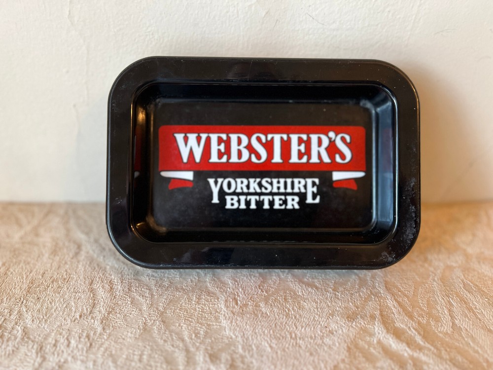 Webster's Yorkshire Bitter Beer Melamine Ashtray Tray England