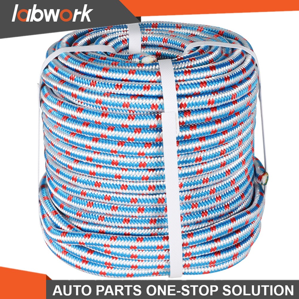 Labwork 1/2"×100' 16 Strand Braided Nylon Polyester Arborist Tree Rope