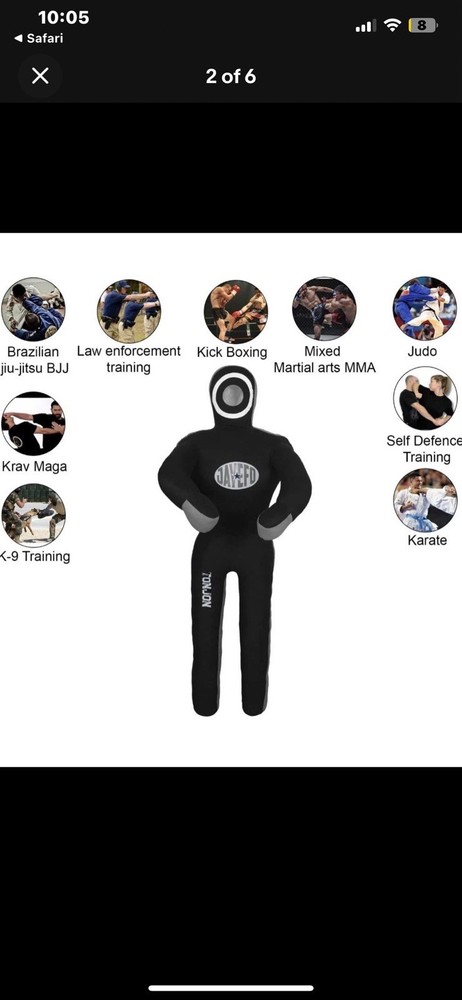 Mixed Martial Arts Training Dummy And Sparring Gear
