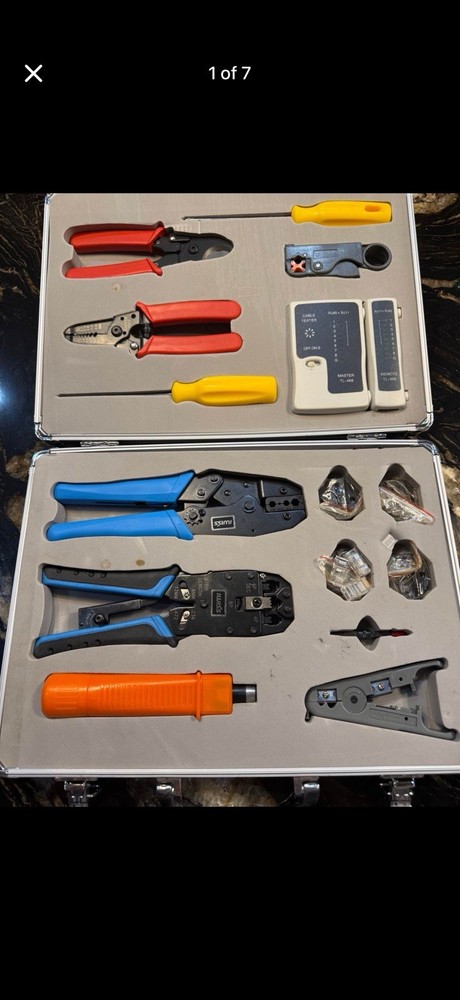 IWISS Network Tool Kit TL-468 with Case