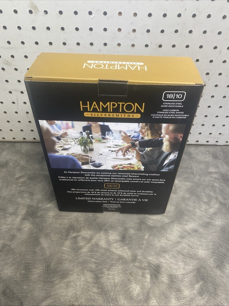 Hampton Silversmiths SANIBEL 18/10 Stainless 20pc Flatware Set - 220B020HSN