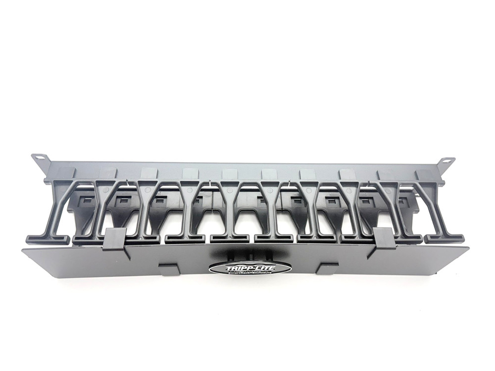 Tripp Lite SmartRack 2U Cable Manager - Black - SRCABLEDUCT2UHD