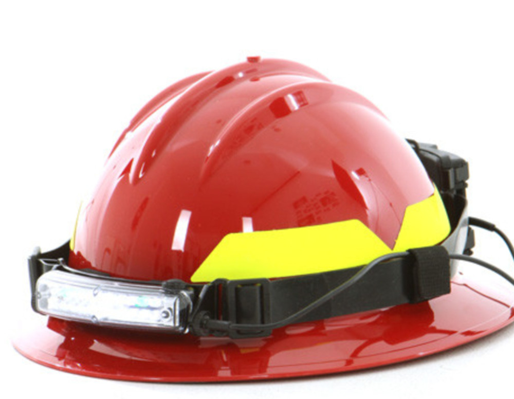 Firefighter LED Helmet Lite - FoxFury Command 20 Fire Ultra-Slim