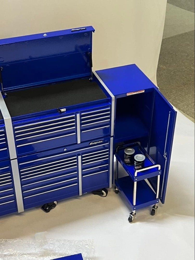 Snap-on 1/8 Miniature Toolbox Full Set, Blue