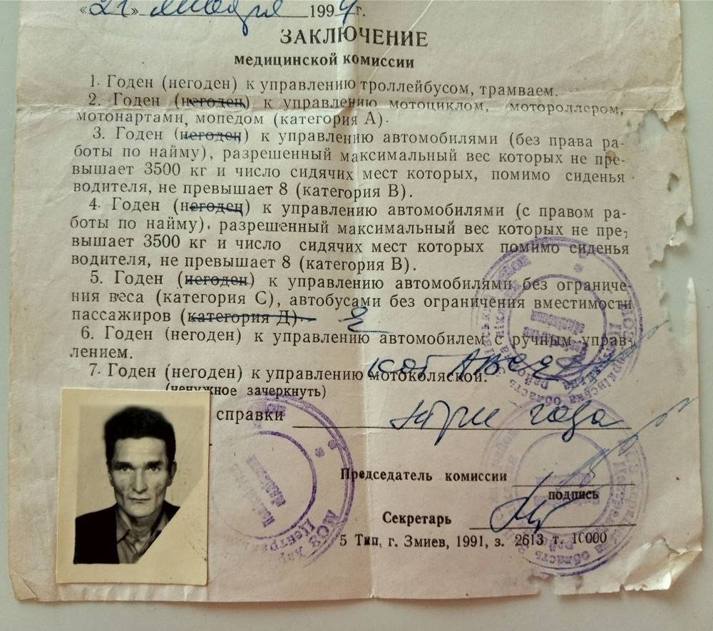Chernobyl Liquidator Rare Personal Documents & Original Photographs