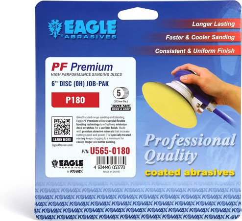 Eagle Abrasives 6” S-Tack Discs PF