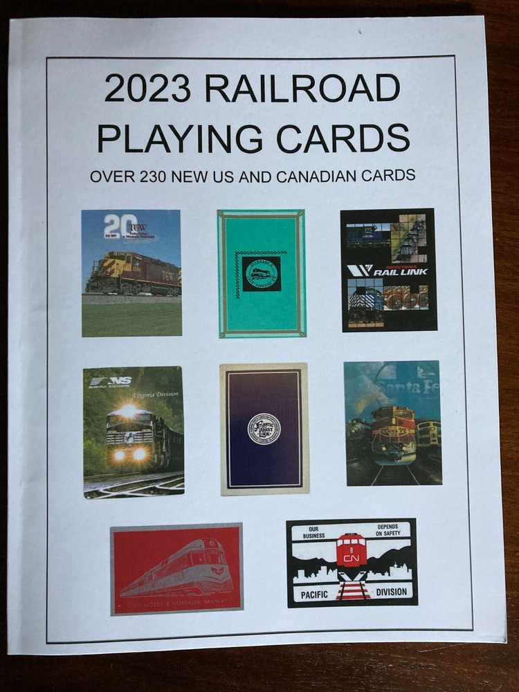2023 Railroad Playing Cards Book