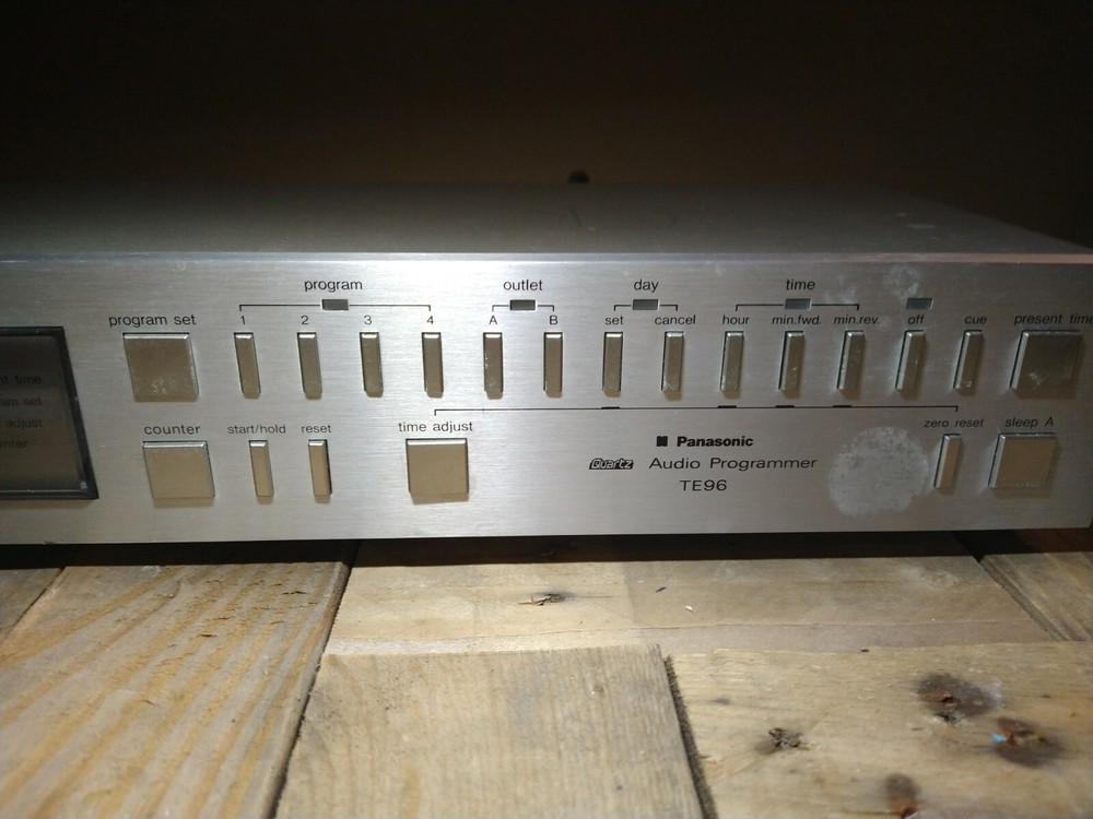 Panasonic TE96 Quartz Audio Programmer TESTED WORKS
