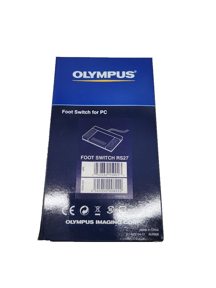 Olympus Foot Switch for PC RS27 Peddle Cable Computer