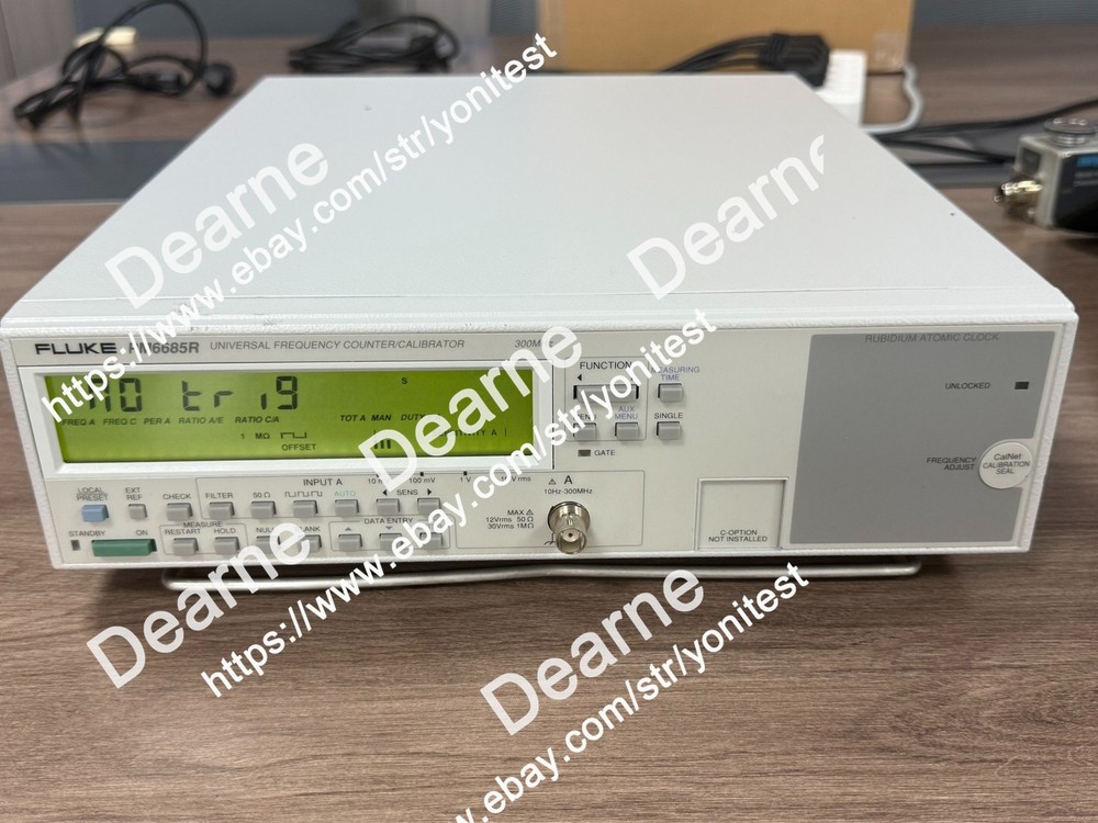 1PCS Fluke PM6685R Rubidium Clock Frequency Meter