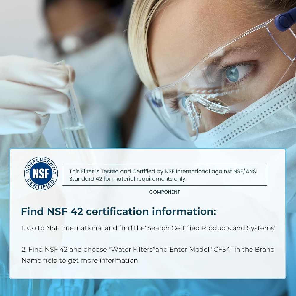 Replacement for GE Profile Opal Ice Maker Filter, NSF 42 Certified, Ge Opal Ice