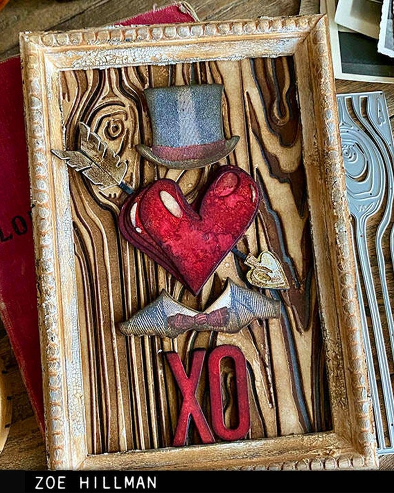 Sizzix Thinlits Lovestruck Colorize 16pc set #665852 Retail $34.99 Tim Holtz