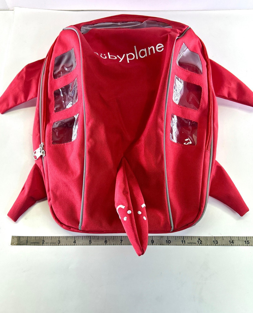 Nubyplane Airplane Kids' Backpack, Red