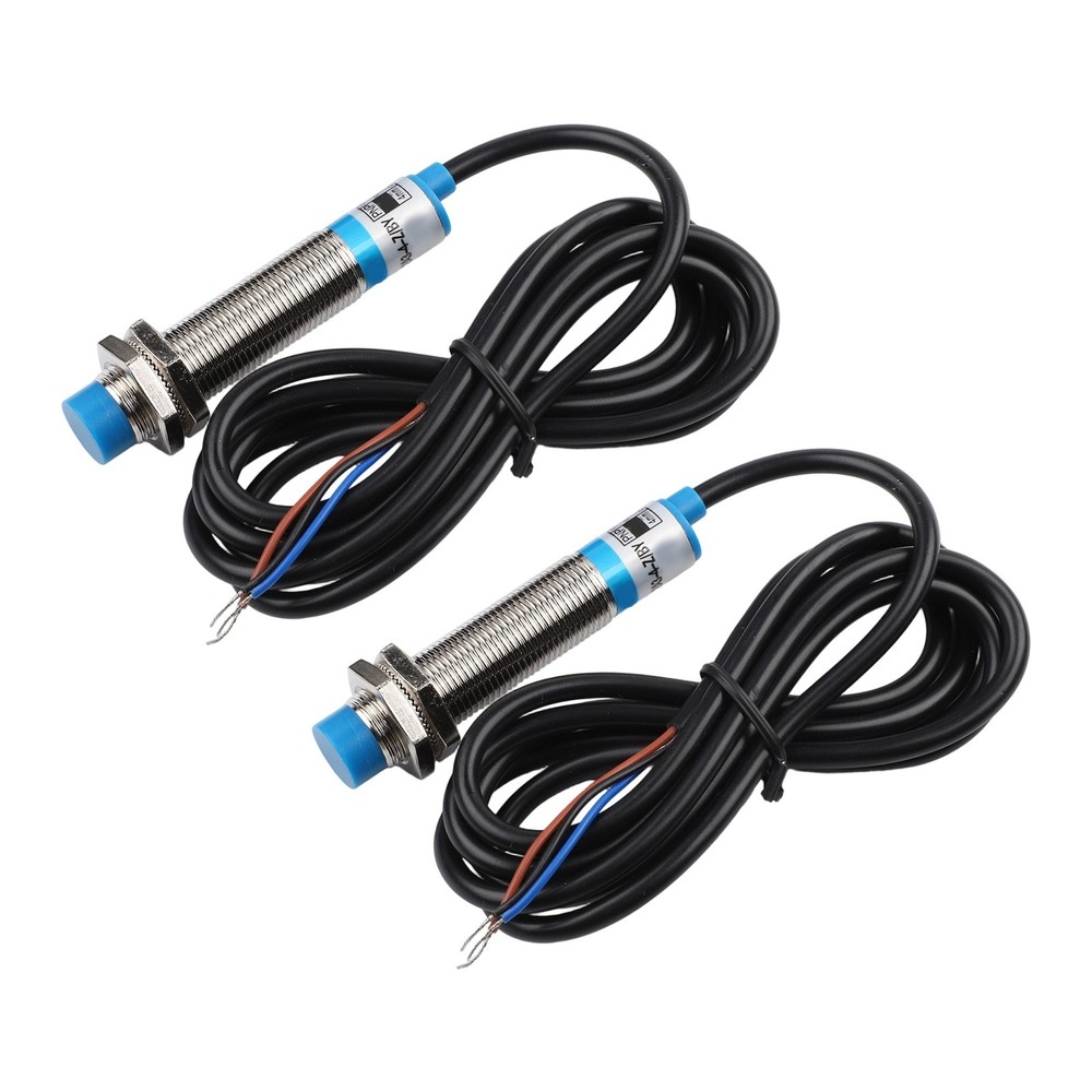 2 pcs LJ12A34ZBY Inductive Proximity Sensor Switches with Robust ABS Probe