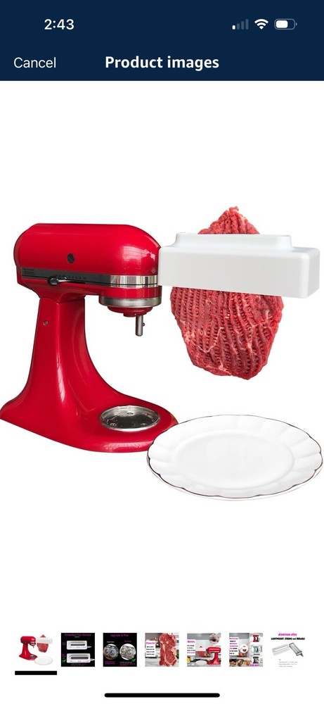Meat Tenderizer Attachment for KitchenAid