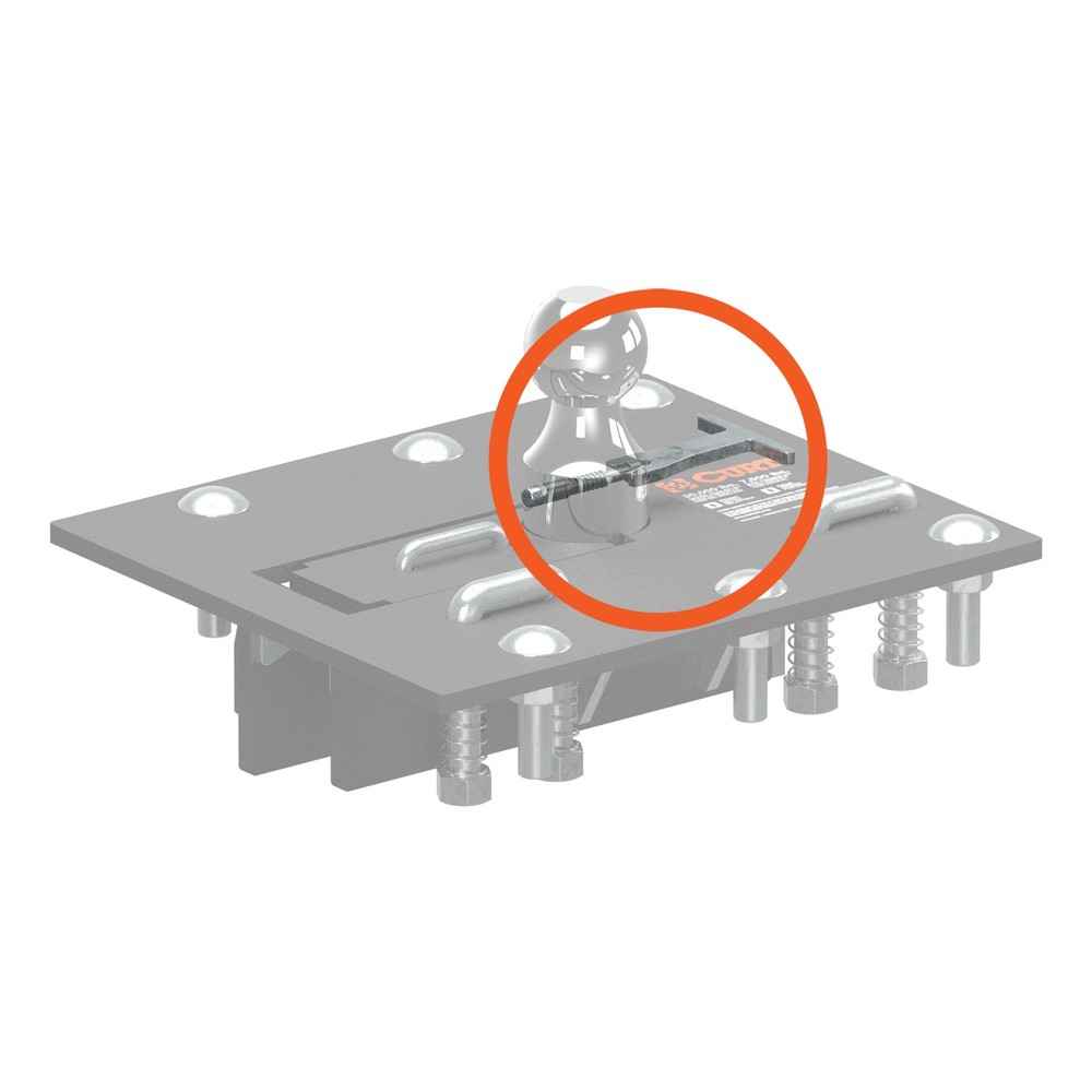 Curt-Replacement Folding Ball Gooseneck Hitch T-Handle